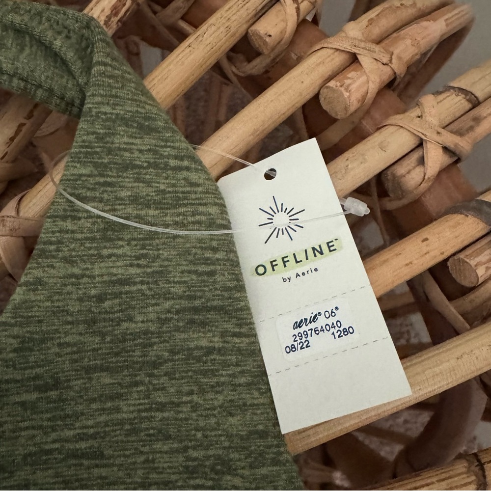 Offline by Aerie Olive Green Sports Bra - New with tags! - Picture 3 of 4